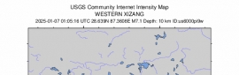 2025/01/07 中國 西藏 M7.1