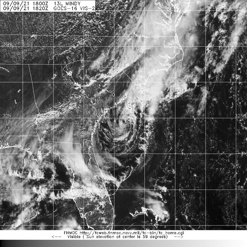 20210909.1820.goes-16.vis.2km.13L.MINDY.30kts.1005mb.31.7N.79.4W.pc.jpg