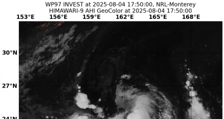 15W  JMA:TD 逐漸北上 無緣命名