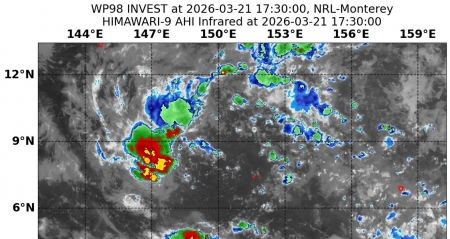 98W 關島東南方海面