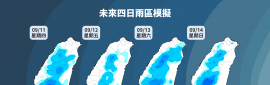 2025/9/12~9/14 週末天氣概況