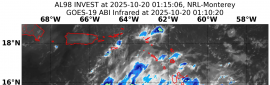 98L Low 向風群島西方外海