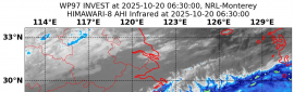 97W Low JMA:TD 西表島近海