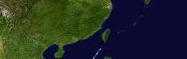 91W JMA:TD[W] 南海熱帶低壓 台灣南部近海 即將通過 留意大雨