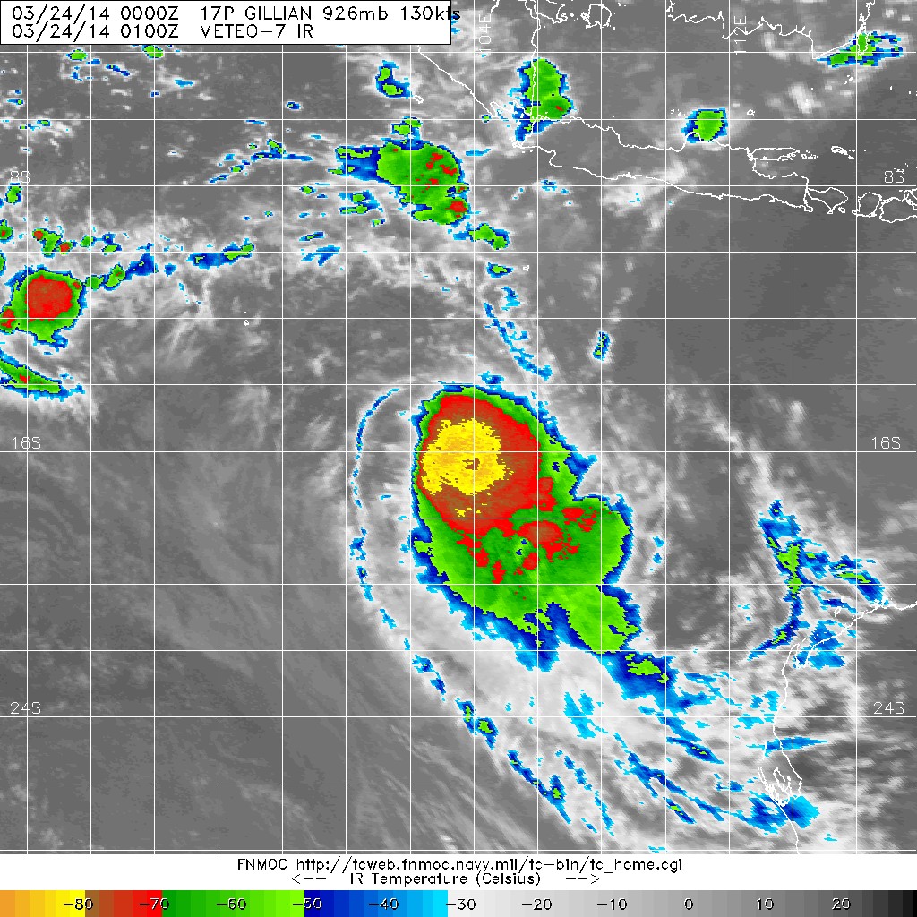 20140324.0100.meteo-7.ircolor.17P.GILLIAN.130kts.926mb.16.2S.103.5E.100pc.jpg
