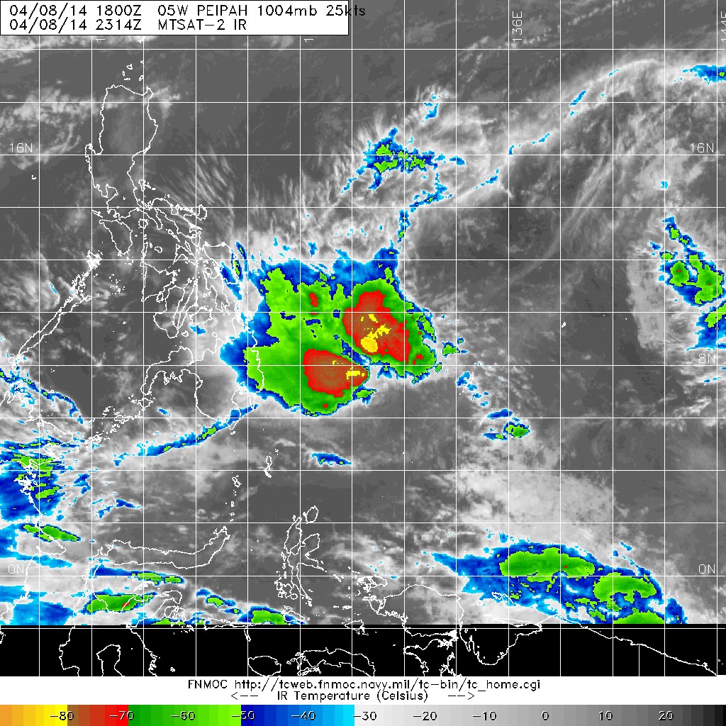 20140408.2314.mtsat-2.ircolor.05W.PEIPAH.25kts.1004mb.8.1N.130.4E.100pc.jpg