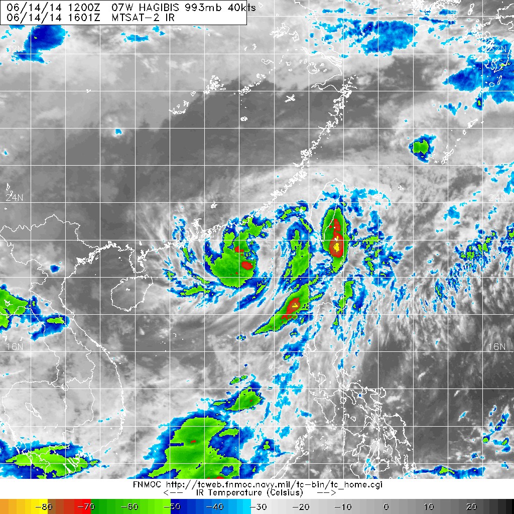 20140614.1601.mtsat-2.ircolor.07W.HAGIBIS.40kts.993mb.21.1N.117E.100pc.jpg