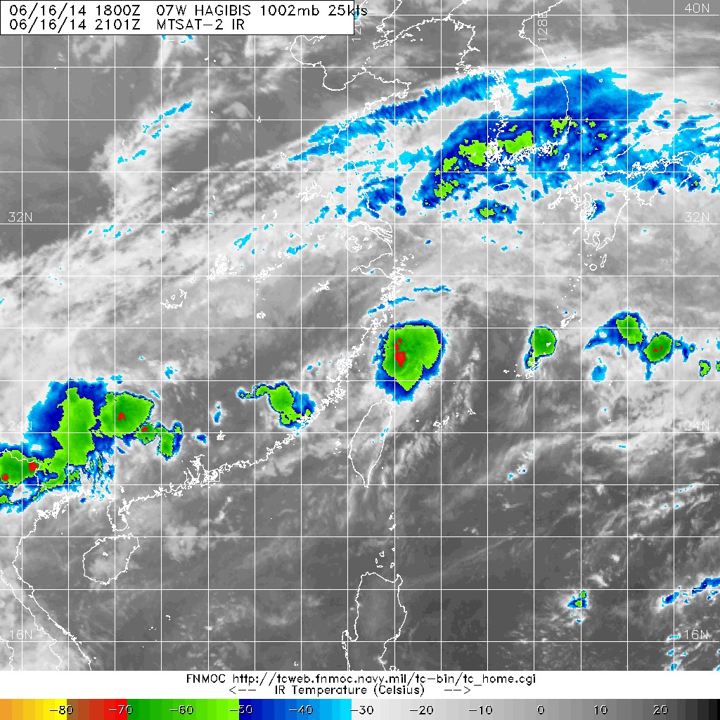 20140616.2101.mtsat-2.ircolor.07W.HAGIBIS.25kts.1002mb.26.8N.120.5E.100pc.jpg