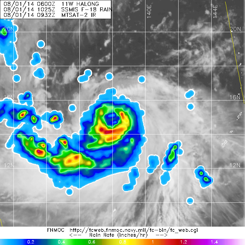 20140801.1025.f18.rain.11W.HALONG.55kts.982mb.14.7N.138.6E.99pc.jpg