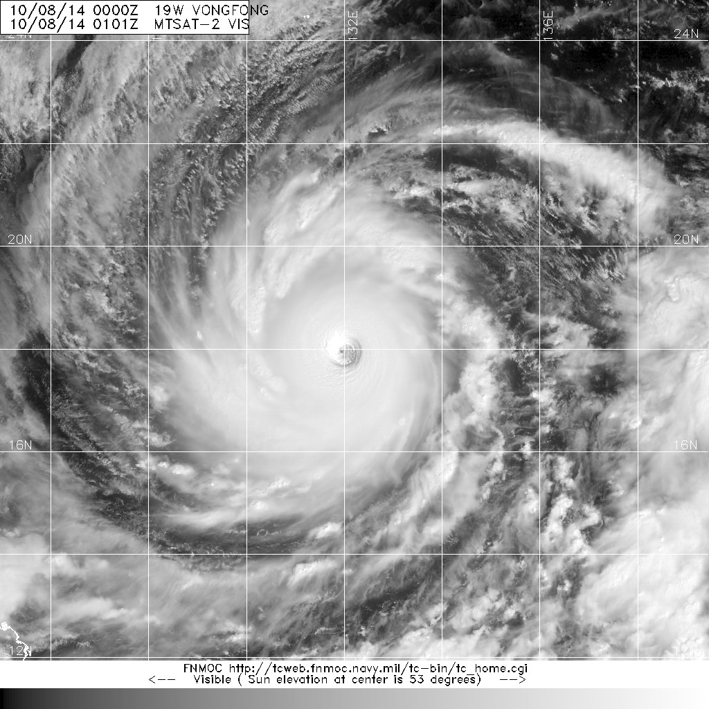 20141008.0101.mtsat-2.vis.19W.VONGFONG.155kts.907mb.17.9N.132.2E.100pc.jpg