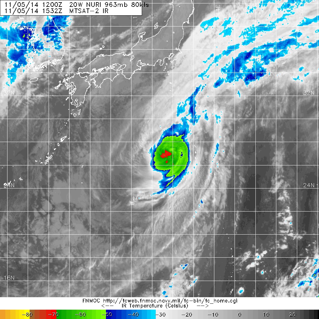20141105.1532.mtsat-2.ircolor.20W.NURI.80kts.963mb.26.5N.138.7E.100pc.jpg