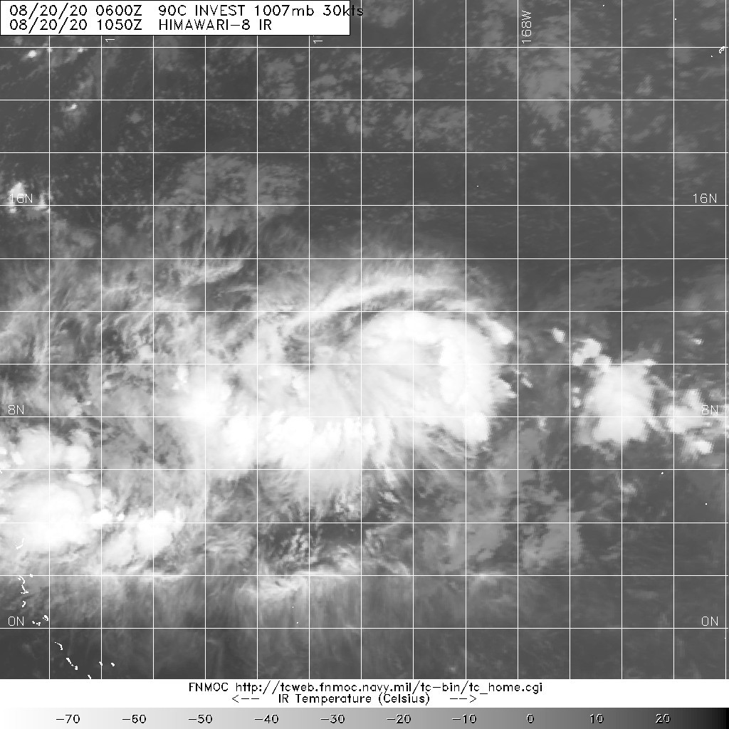 20200820.1050.himawari-8.ir.90C.INVEST.30kts.1007mb.10N.173.9W.100pc.jpg