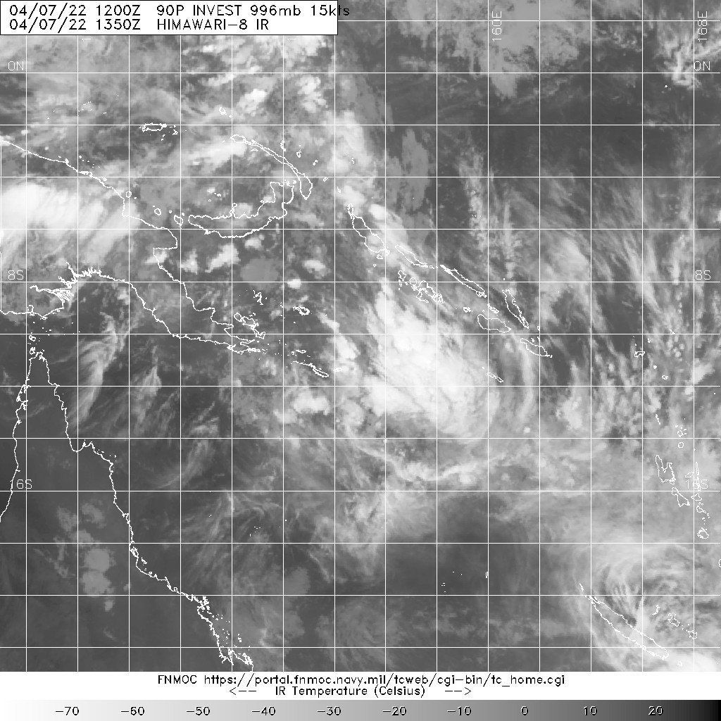 20220407.1350.himawari-8.ir.90P.INVEST.15kts.996mb.11S.155E.100pc.jpg