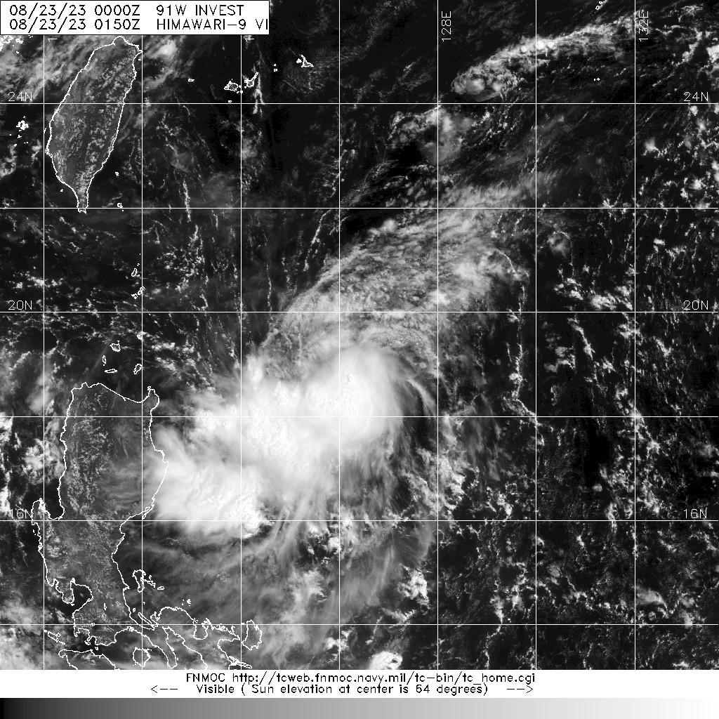 20230823.0150.himawari-9.vis.91W.INVEST.20kts.1005mb.19.1N.126.4E.100pc.jpg